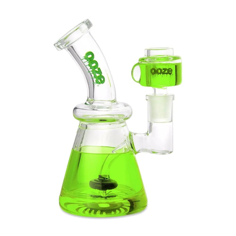 Ooze Glyco Bong Glycerin Chilled Glass Water Pipe Slime Green