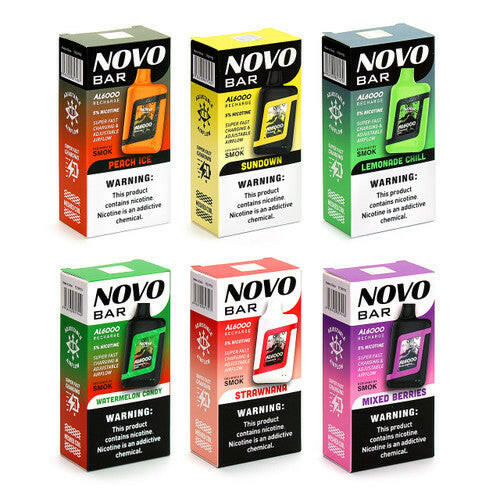 Novo Bar AL6000 Puffs by Smok Disposable Vape - Online Vape Shop | Alternative pods | Affordable Vapor Store | Vape Disposables