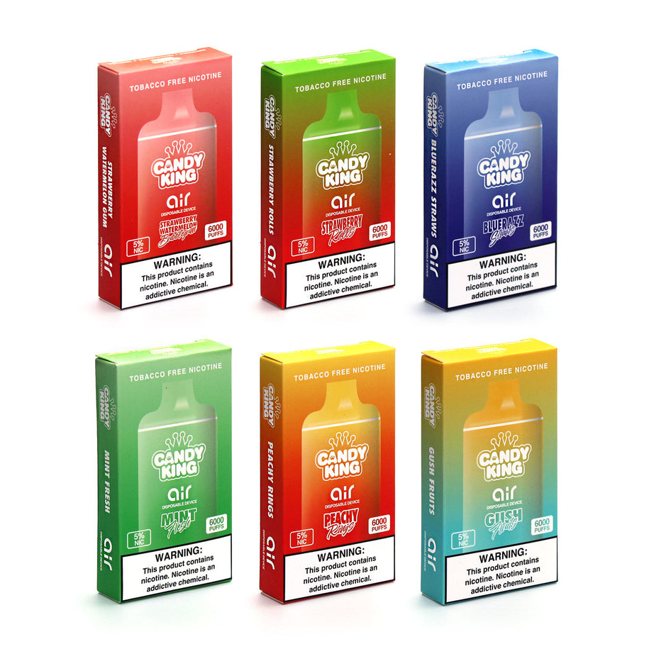 Candy King Air Disposable Vape 6000 Puffs 5% - Online Vape Shop | Alternative pods | Affordable Vapor Store | Vape Disposables