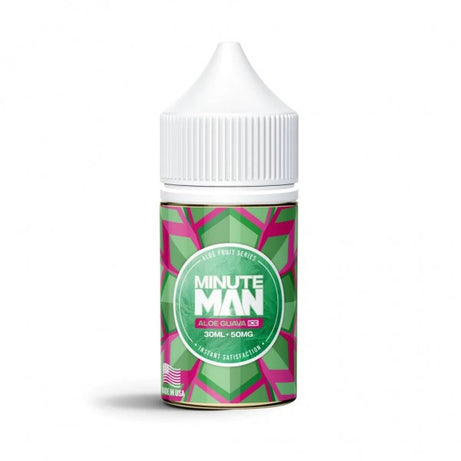 Minute Man Synthetic Salts - Aloe Guava Ice 30mL - Online Vape Shop | Alternative pods | Affordable Vapor Store | Vape Disposables
