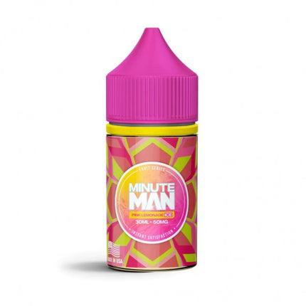 Minute Man Synthetic Salts - Pink Lemonade Ice 30mL - Online Vape Shop | Alternative pods | Affordable Vapor Store | Vape Disposables