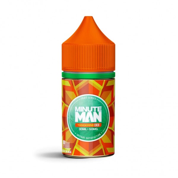 Minute Man Synthetic Salts - Tangerine Ice 30mL - Online Vape Shop | Alternative pods | Affordable Vapor Store | Vape Disposables