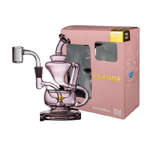 Pink Claude Mini Rig (Rosewood) - Stoners Mall - Online Head shop - Gift shop 