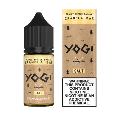 Yogi Salt Nic - Peanut Butter Banana Granola Bar 30mL - Online Vape Shop | Alternative pods | Affordable Vapor Store | Vape Disposables