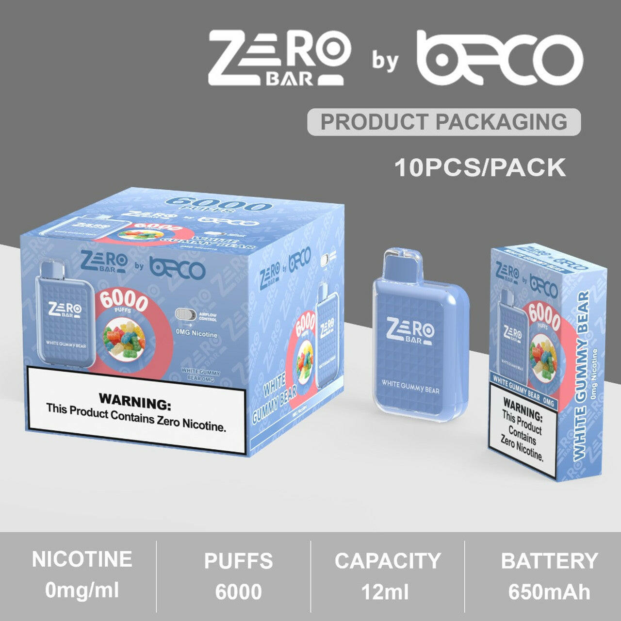 Zero Bar by Beco 6000 Puffs Disposable Vape - Online Vape Shop | Alternative pods | Affordable Vapor Store | Vape Disposables
