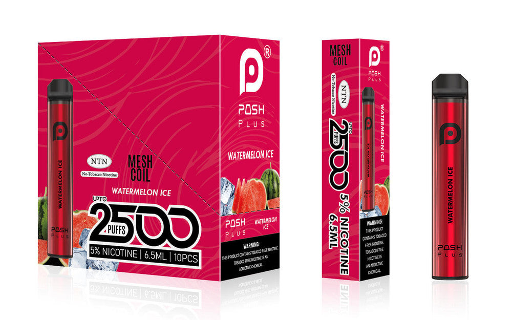 Posh Plus 5% Nic 2500 Puffs 6.5ml Disposable Vape (Tfn) - Online Vape Shop | Alternative pods | Affordable Vapor Store | Vape Disposables